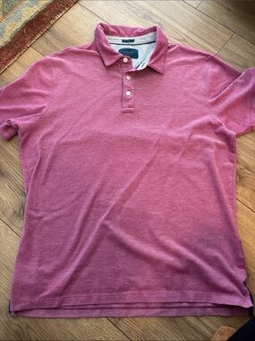 Fairlane Men's Heathered Rose Short-Sleeve Polo